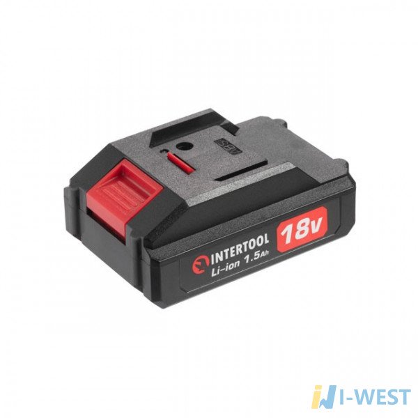 Акумулятор 18 В, літій-іон, 1.5 Ач, для шуруповерта DT-0315 INTERTOOL DT-0316 Акумулятор 18 В, літій-іон, 1.5 Ач, для шуруповерта DT-0315 INTERTOOL DT-0316