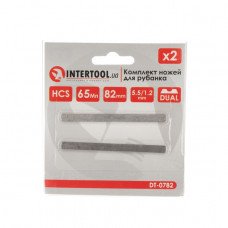 Комплект ножей для рубанка 82 мм, 2 шт INTERTOOL DT-0782 Комплект ножей для рубанка 82 мм, 2 шт INTERTOOL DT-0782