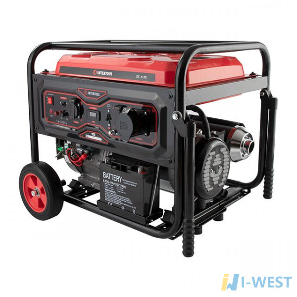 Генератор бензиновый 7/7.5 кВт, электро+ручной старт, STORM INTERTOOL DT-1175