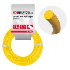 Волосінь для тримера "коло", 2.7 мм * 15 м INTERTOOL DT-2304 Волосінь для тримера "коло", 2.7 мм * 15 м INTERTOOL DT-2304