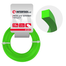 Волосінь для тримера "квадрат", 1.6 мм * 15 м INTERTOOL DT-2311