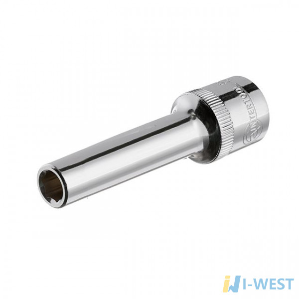 Головка шестигранна подовжена 1/4", 6мм, Cr-V. STORM INTERTOOL ET-0456