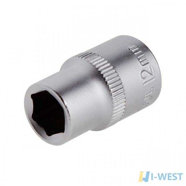Головка шестигранна 1/2", 12мм*38мм. INTERTOOL ET-2012 Головка шестигранна 1/2", 12мм*38мм. INTERTOOL ET-2012