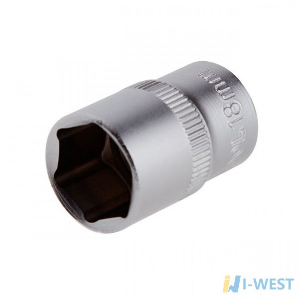 Головка шестигранна 1/2", 18мм*38мм. INTERTOOL ET-2018 Головка шестигранна 1/2", 18мм*38мм. INTERTOOL ET-2018