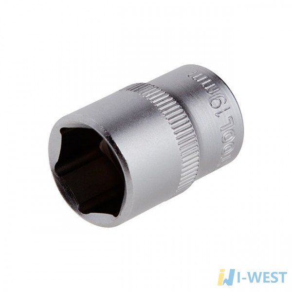 Головка шестигранна 1/2", 19мм*38мм. INTERTOOL ET-2019