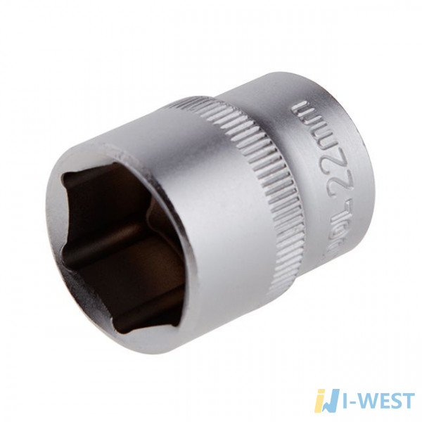 Головка шестигранна 1/2", 22мм*38мм. INTERTOOL ET-2022 Головка шестигранна 1/2", 22мм*38мм. INTERTOOL ET-2022