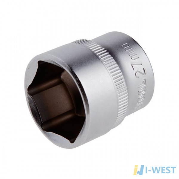 Головка шестигранна 1/2", 27мм*42мм. INTERTOOL ET-2027 Головка шестигранна 1/2", 27мм*42мм. INTERTOOL ET-2027