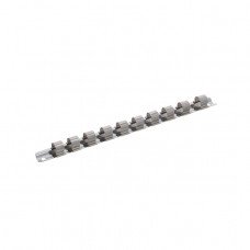 Планка кріплення головок 1/2" на 10шт., 260мм ET-6007 INTERTOOL