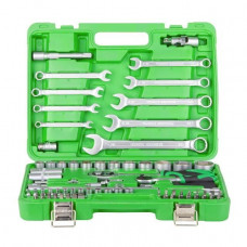 Набір інструментів 1/2" і 1/4", 82 од, INTERTOOL ET-6082SP