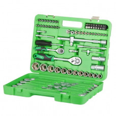 Набор инструментов 1/2" и 1/4", 82 ед, INTERTOOL ET-6082SP