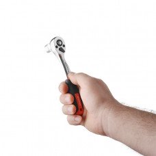 Рукоятка з храповим механізмом на 72 зуба 1/4", Cr-V STORM INTERTOOL ET-8001 Рукоятка з храповим механізмом на 72 зуба 1/4", Cr-V STORM INTERTOOL ET-8001
