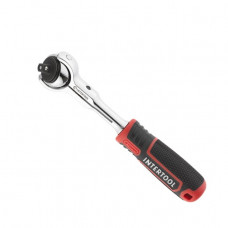 Рукоятка з храповим механізмом поворотна , 72 зуба 1/4 " , Cr - V STORM INTERTOOL ET - 8007  (ET-8007)