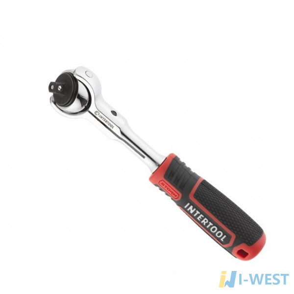 Рукоятка з храповим механізмом поворотна , 72 зуба 1/4 " , Cr - V STORM INTERTOOL ET - 8007 (ET-8007) Рукоятка з храповим механізмом поворотна , 72 зуба 1/4 " , Cr - V STORM INTERTOOL ET - 8007 (ET-8007)