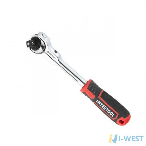 Рукоятка з храповим механізмом поворотна , 72 зуба 1/2 " , Cr - V STORM INTERTOOL ET - 8009 (ET-8009) Рукоятка з храповим механізмом поворотна , 72 зуба 1/2 " , Cr - V STORM INTERTOOL ET - 8009 (ET-8009)