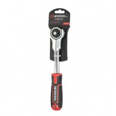 Рукоятка с храповым механизмом поворотная, 72 зуба 1/2", Cr-V STORM INTERTOOL ET-8009