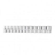 Набір інструментів 46 од. STORM, 1/4", Сг-V INTERTOOL ET-8046