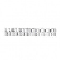 Набір інструментів 46 од. STORM, 1/4", Сг-V INTERTOOL ET-8046