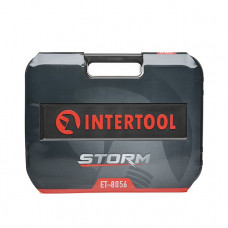Набір інструментів 1/2" & 1/4", 56ед., Cr-V INTERTOOL ET-8056