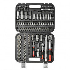 Набір інструментів 94 од. STORM, 1/2", 1/4", Сг-V INTERTOOL ET-8094