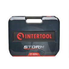 Набор инструментов 94 ед. STORM, 1/2", 1/4", Сr-V INTERTOOL ET-8094 Набор инструментов 94 ед. STORM, 1/2", 1/4", Сr-V INTERTOOL ET-8094