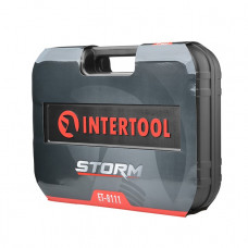 Набір інструментів 111 од. STORM, 1/2", 1/4", Сг-V INTERTOOL ET-8111