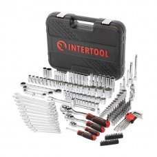 Набор инструментов 1/2" & 3/8" & 1/4", 156ед., Cr-V STORM INTERTOOL ET-8156 Набор инструментов 1/2" & 3/8" & 1/4", 156ед., Cr-V STORM INTERTOOL ET-8156