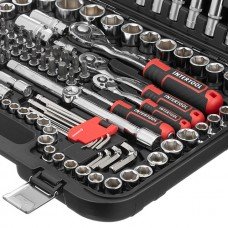Набор инструментов 1/2" & 3/8" & 1/4", 156ед., Cr-V STORM INTERTOOL ET-8156 Набор инструментов 1/2" & 3/8" & 1/4", 156ед., Cr-V STORM INTERTOOL ET-8156