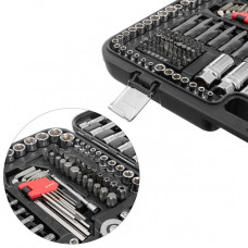 Набір інструментів 1/2 "& 3/8" & 1/4 ", 233 од., Cr-V STORM INTERTOOL ET-8233