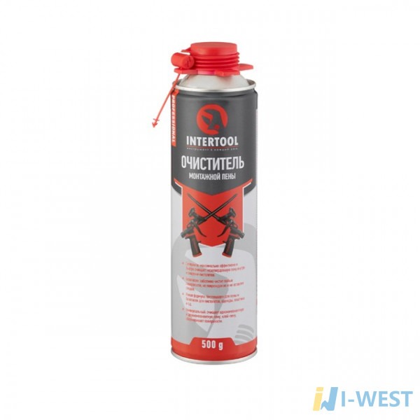 Очищувач монтажної піни, 500 мл INTERTOOL FS-0099