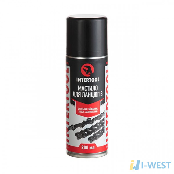 Смазка для цепей, аэрозоль 200 мл INTERTOOL FS-4215 Смазка для цепей, аэрозоль 200 мл INTERTOOL FS-4215