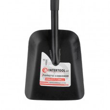 Лопата совковая, металлическая ручка, 224х317х1200 мм INTERTOOL FT-2012 Лопата совковая, металлическая ручка, 224х317х1200 мм INTERTOOL FT-2012