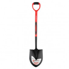 Лопата штыковая, ручка из фибергласса, 217х290х1050 мм INTERTOOL FT-2013
