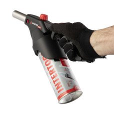 Горелка газовая, пьезозажигание, быстрая регулировка пламени INTERTOOL GB-0029 Горелка газовая, пьезозажигание, быстрая регулировка пламени INTERTOOL GB-0029