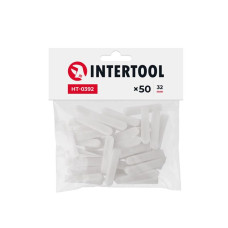 Клини для плитки 32 мм / 50 шт INTERTOOL HT-0392 Клини для плитки 32 мм / 50 шт INTERTOOL HT-0392