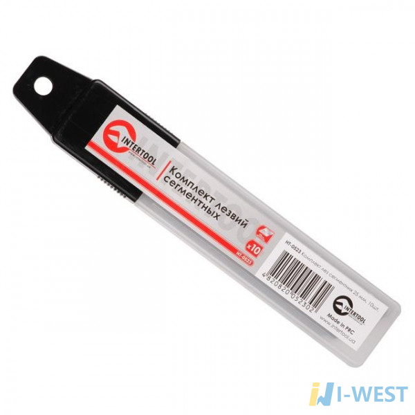 Комплект лезвий сегментных 25 мм, 10шт. INTERTOOL HT-0523