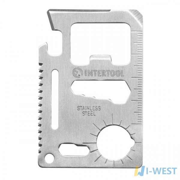 Картка мультитул 11 в1 INTERTOOL HT-0589