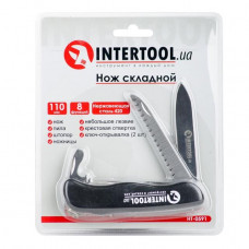 Багатофункціональний складаний ніж 8 в 1 INTERTOOL HT-0591 Багатофункціональний складаний ніж 8 в 1 INTERTOOL HT-0591