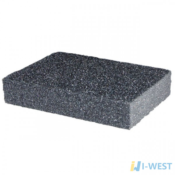 Губка для шлифования 100x70x25 мм, оксид алюминия К60 INTERTOOL HT-0906