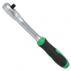 Рукоятка з храповим механізмом на 72 зубця 1/4", Cr-V INTERTOOL HT-2124