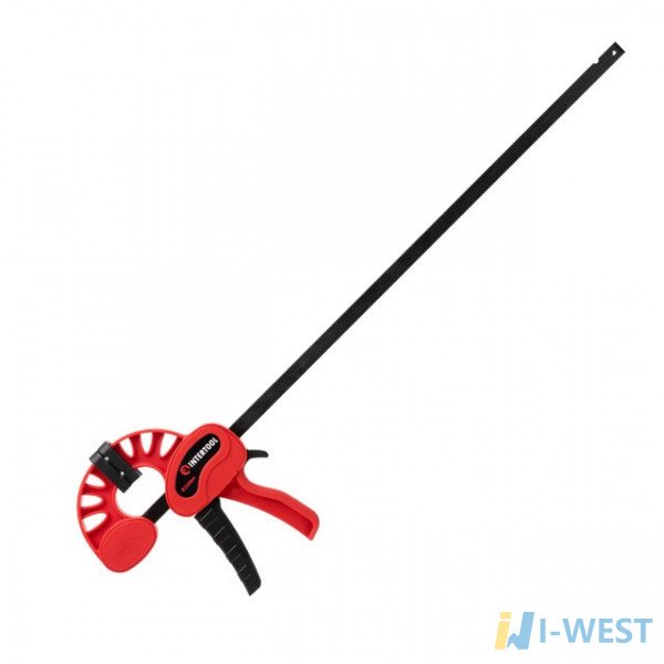 Струбцина автомат 450*60мм, зусилля затиску до 70 кг INTERTOOL HT-6145