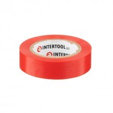 Стрічка ізоляційна 0.15мм * 17мм * 10м червона INTERTOOL IT - 0030  (IT-0030)