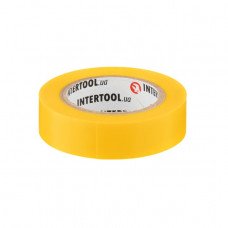 Лента изоляционная 0.15мм*17мм*10м желтая INTERTOOL IT-0032 Лента изоляционная 0.15мм*17мм*10м желтая INTERTOOL IT-0032