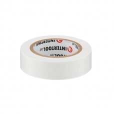 Стрічка ізоляційна 0.15мм * 17мм * 10м біла INTERTOOL IT - 0033 (IT-0033) Стрічка ізоляційна 0.15мм * 17мм * 10м біла INTERTOOL IT - 0033 (IT-0033)