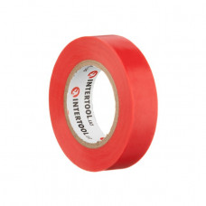 Стрічка ізоляційна 0.15мм * 17мм * 15м червона INTERTOOL IT - 0040 (IT-0040) Стрічка ізоляційна 0.15мм * 17мм * 15м червона INTERTOOL IT - 0040 (IT-0040)
