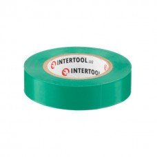 Лента изоляционная 0.15мм*17мм*15м зеленая INTERTOOL IT-0041