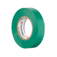 Стрічка ізоляційна 0.15мм * 17мм * 20м зелена INTERTOOL IT - 0051 (IT-0051) Стрічка ізоляційна 0.15мм * 17мм * 20м зелена INTERTOOL IT - 0051 (IT-0051)