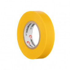 Стрічка ізоляційна 0.15мм * 17мм * 20м жовта INTERTOOL IT - 0052 (IT-0052) Стрічка ізоляційна 0.15мм * 17мм * 20м жовта INTERTOOL IT - 0052 (IT-0052)