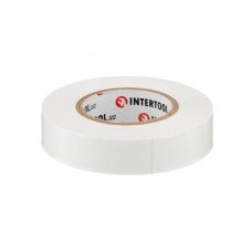 Лента изоляционная 0.15мм*17мм*20м белая INTERTOOL IT-0053