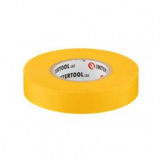 Стрічка ізоляційна 0.15мм * 17мм * 25м жовта INTERTOOL IT - 0062  (IT-0062)