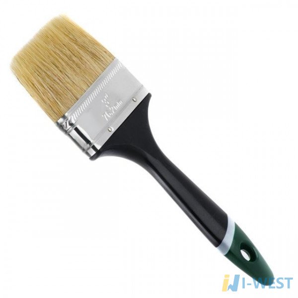 Кисть флейцевая с натуральным ворсом 3” INTERTOOL KT-1376 Кисть флейцевая с натуральным ворсом 3” INTERTOOL KT-1376